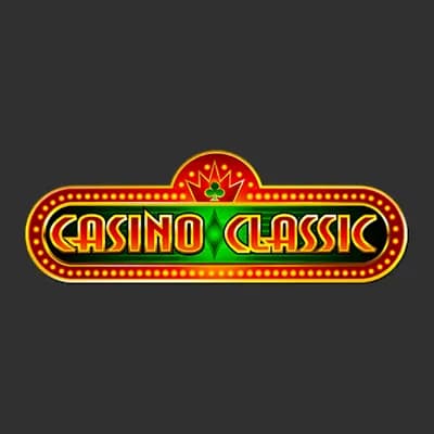 Logo Casino Classic, bez snímky hry a bez sľubu výhry.