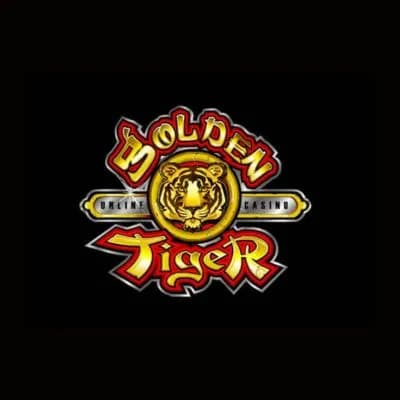 Logo Golden Tiger Casino, bez snímky hry a bez sľubu výhry.